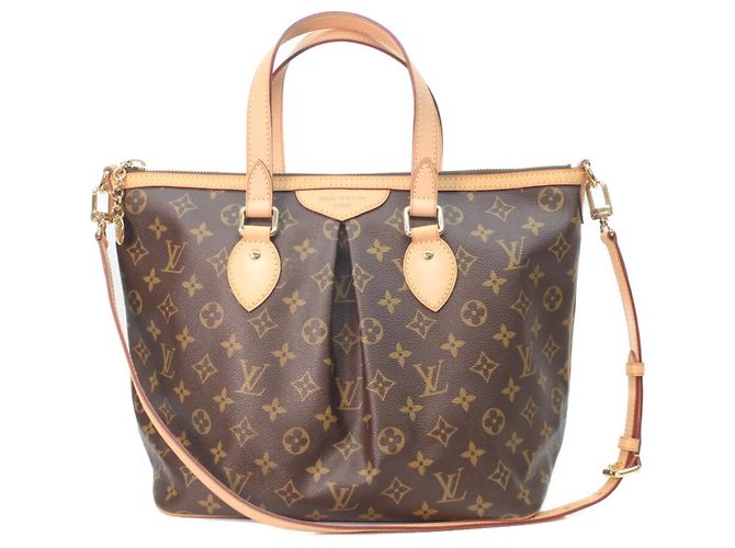 Louis Vuitton Monogram Palermo PM Tote Bag Braun
