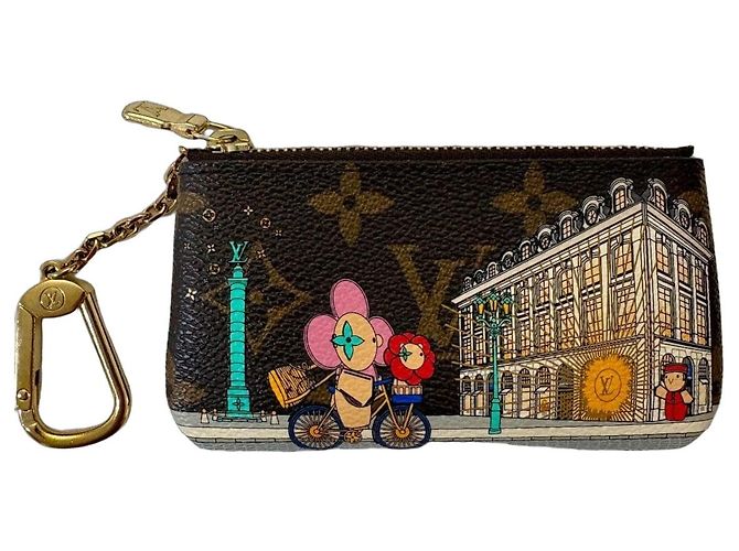 Louis Vuitton Pochette Clés "Paris Animation" – Limited Edition Brown