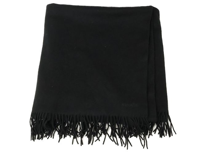 Schal aus schwarzer Kaschmir Hermès