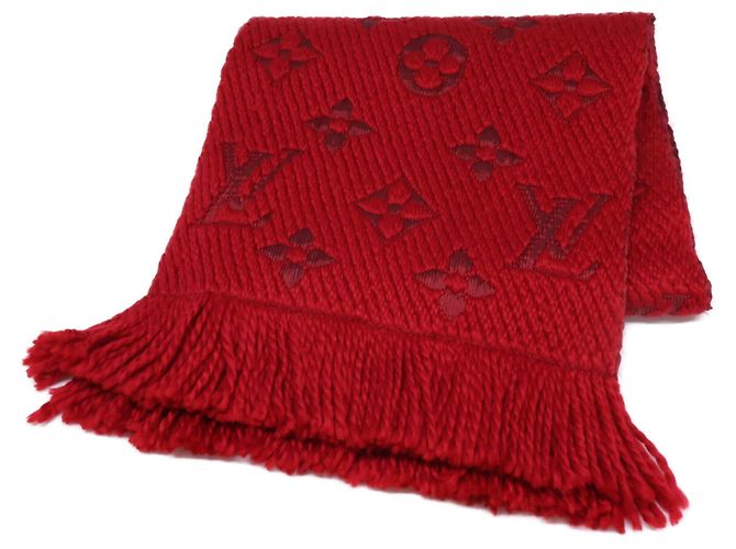 Louis Vuitton Red Wool Stole