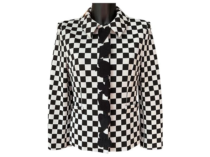 Moschino Boutique Checkerboard Jacket