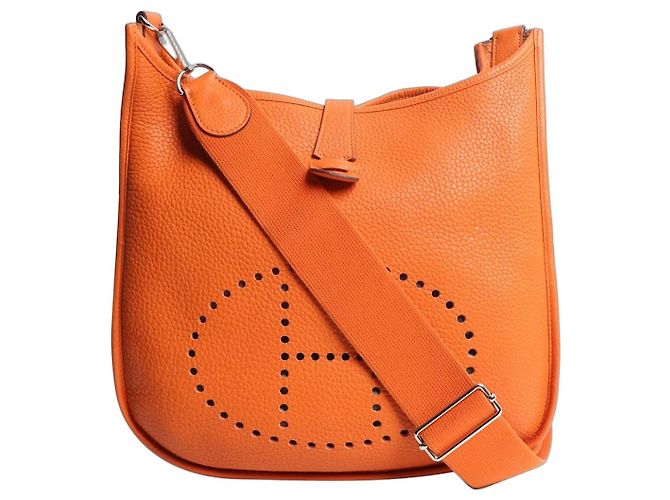 Hermès Bolsa de ombro Evelyne laranja 2011