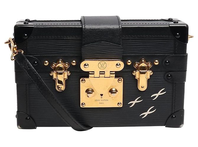 Louis Vuitton Borsa a tracolla petite malle nera