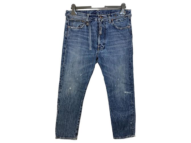Jeans Hayden Paperbag R13 Azul