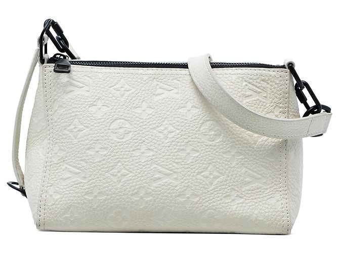 Bolso mensajero triangular Monogram Empreinte blanco Louis Vuitton