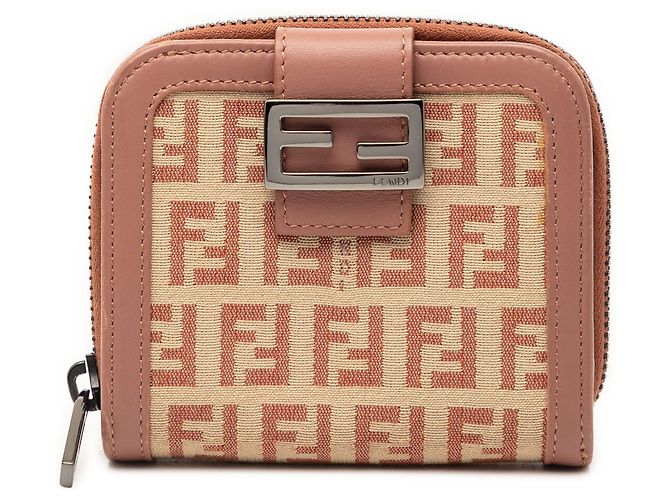 Louis Vuitton Beige Zucchino Canvas Bifold Compact Wallet