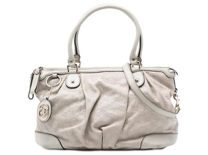 Bolso Sukey Guccissima blanco de Gucci