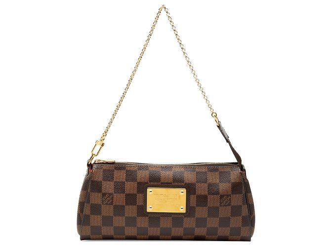 Louis Vuitton Brun Damier Ébène Eva Marron