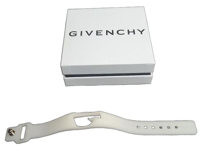 Givenchy White Rubber Watch Strap