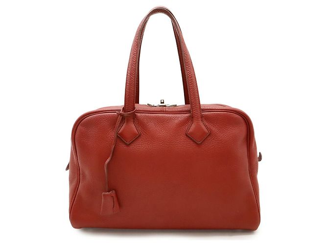 Hermès Victoria 35 Handtasche Rot