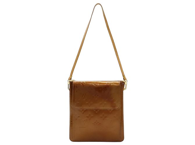 Borsa a Spalla Mott Monogram Vernis Louis Vuitton D'oro Metallico