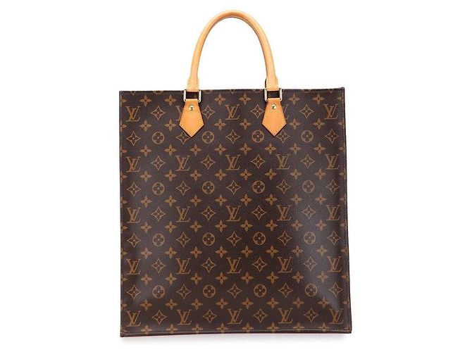 Sac Plat Monogram Louis Vuitton Métallisé Bronze