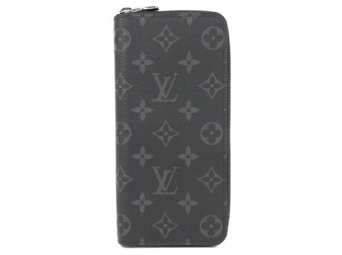Louis Vuitton Monogram Long Wallet Black