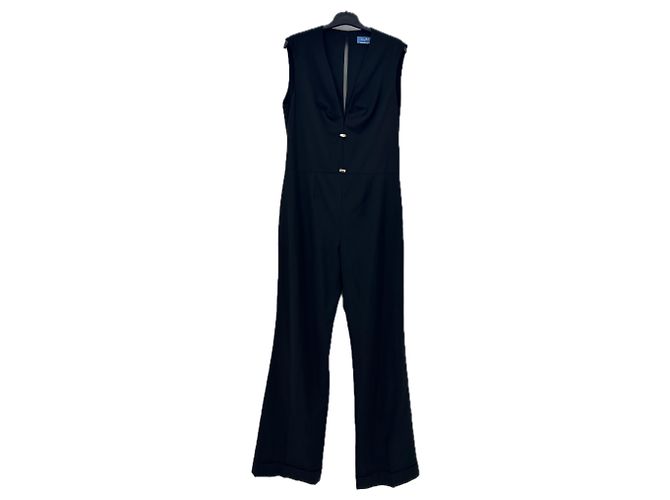 Thierry Mugler Schwarzer Jumpsuit