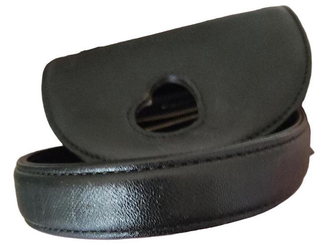 Courreges Courrèges schwarze Lederhandtasche