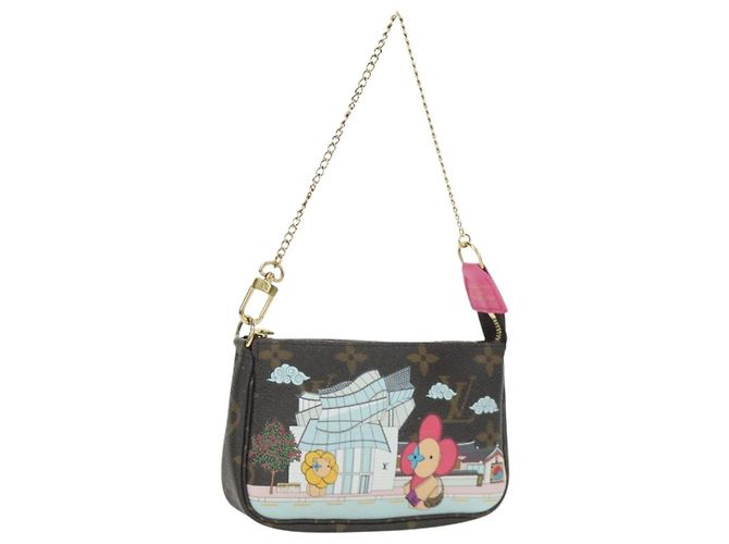 LOUIS VUITTON Monogram Vivienne Mini Pochette Accesorios M81633 Auth YKZ562SAM Monograma