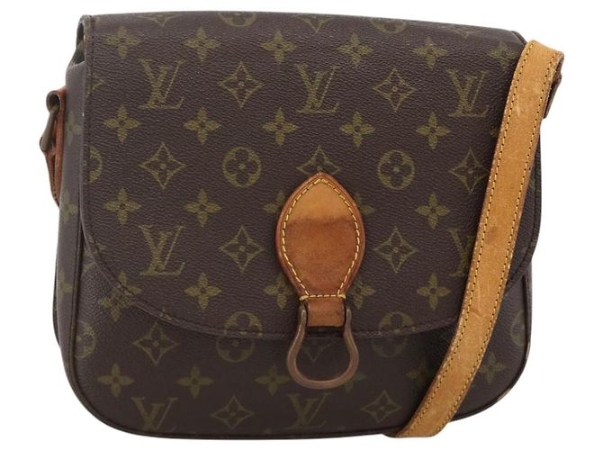 LOUIS VUITTON Bolsa de Ombro Monogram Saint Cloud GM M51242 LV Auth BA11914 Monograma