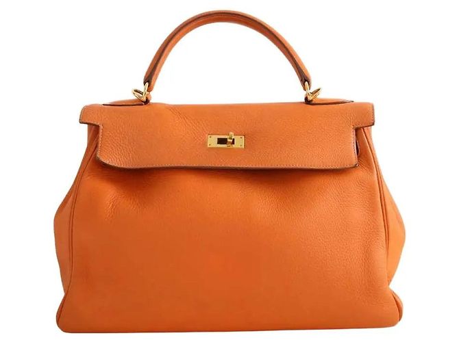 Hermès Kelly Handtasche orange