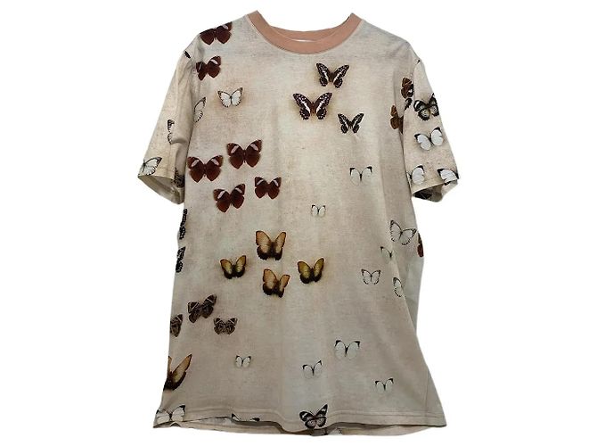 Camiseta Givenchy con estampado floral rosa de algodón XS