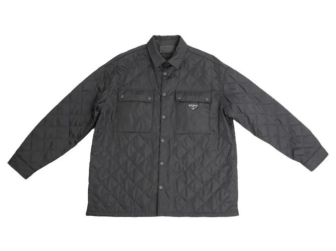 Prada Re-Nylon puffer jacket black