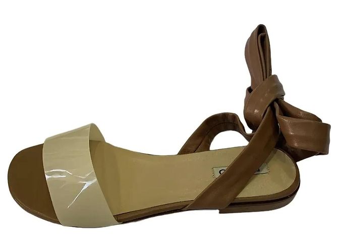 Sandali Pinko Borges in pelle beige