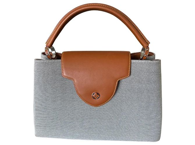 Capucines Bolsa Louis Vuitton Capucine Cinza
