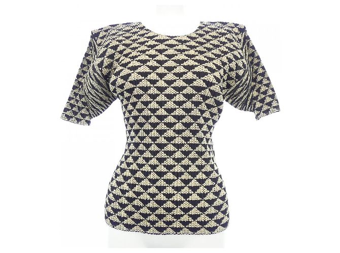 Issey Miyake Pleats Please Oberteil Schwarz
