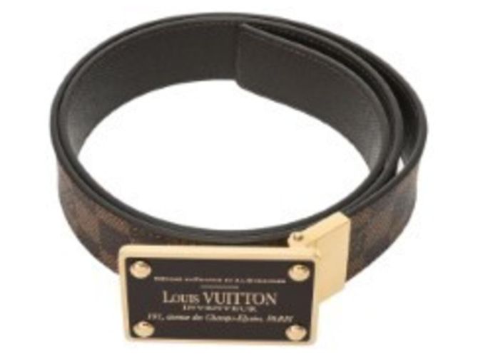 Louis Vuitton Damier Canvas Gürtel Braun