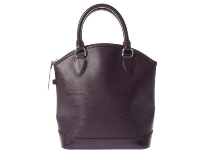 Bolsa Louis Vuitton Epi Lockit Cassis Roxo escuro