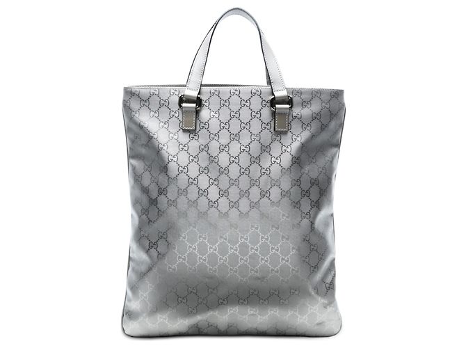 Tote Vertical GG Argento di Gucci