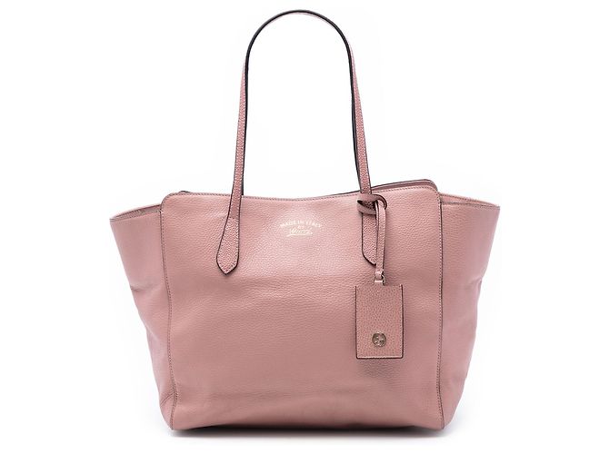 Gucci Pink Medium Leder Swing Tote