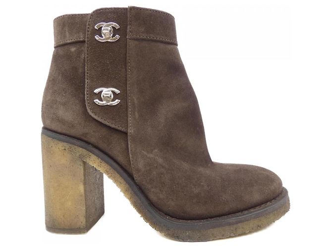 Timeless Chanel G31285 Boots Brown