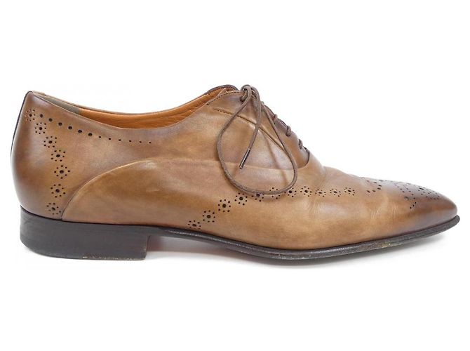 Autre Marque Santoni Lederschuhe Braun