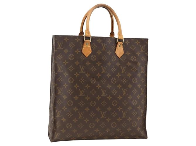 LOUIS VUITTON Bolsa Sac Plat Monogram M51140 LV Auth th6661 Monograma
