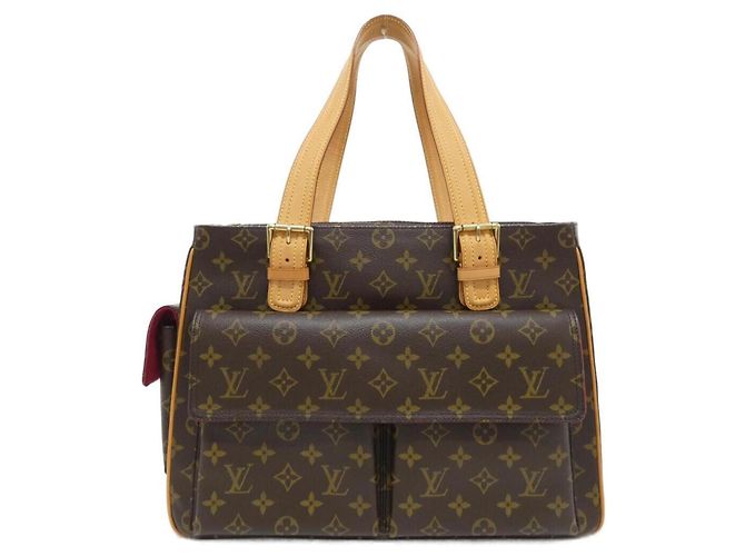 Borsa Louis Vuitton Monogram Multipli Cité Marrone