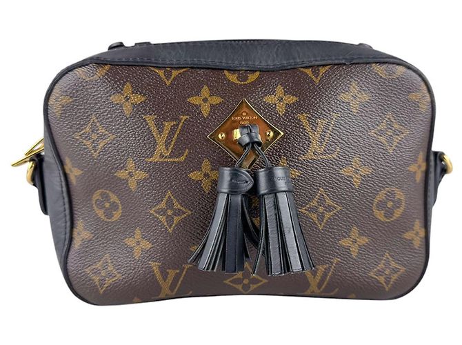 Bolso de Hombro Monogram Louis Vuitton Castaño Negro Monograma