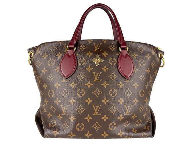 Bolso de Hombro Monogram Louis Vuitton Castaño Burdeos Monograma