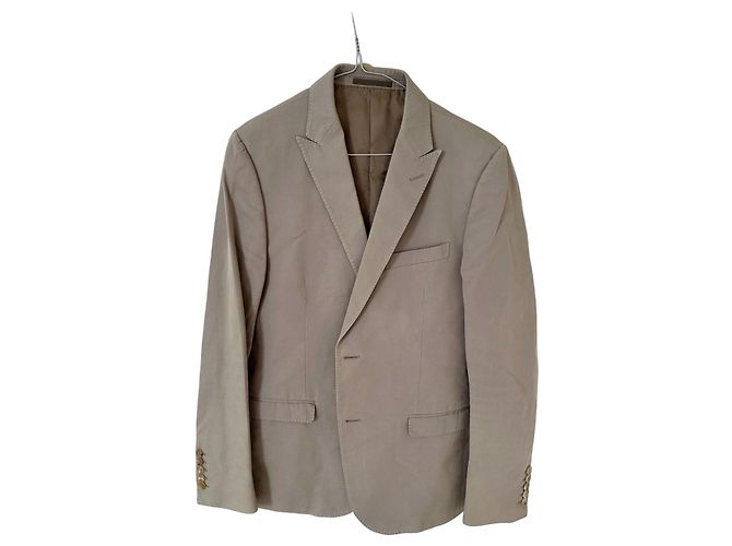 Giacca Gucci beige in cotone