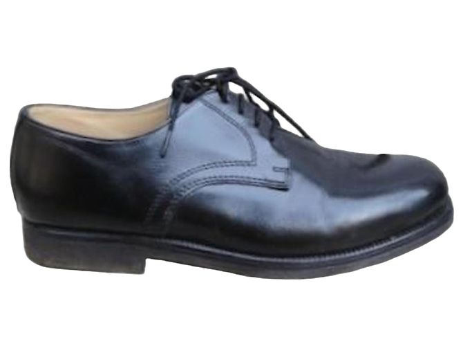 Autre Marque Derbies Ambiorix Molières in pelle nera Nero