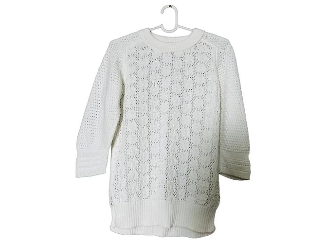Sonia By Sonia Rykiel Weißer Strickpullover aus Baumwolle