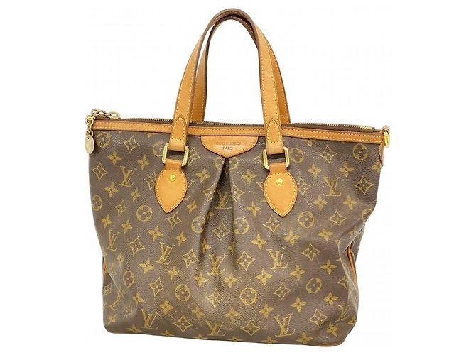 Borsa Louis Vuitton Monogram Palermo PM Marrone
