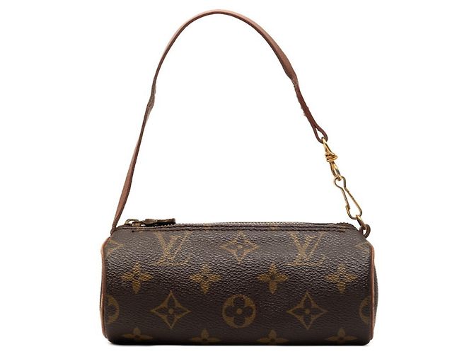 Bolsa Papillon Monogram Louis Vuitton com bolsa Marrom