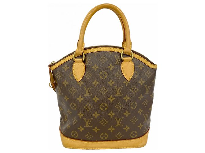 Borsa Lockit Monogram Louis Vuitton Marrone
