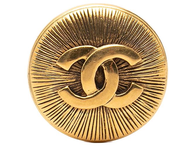 Timeless Spilla placcata in oro Chanel Coco Mark D'oro