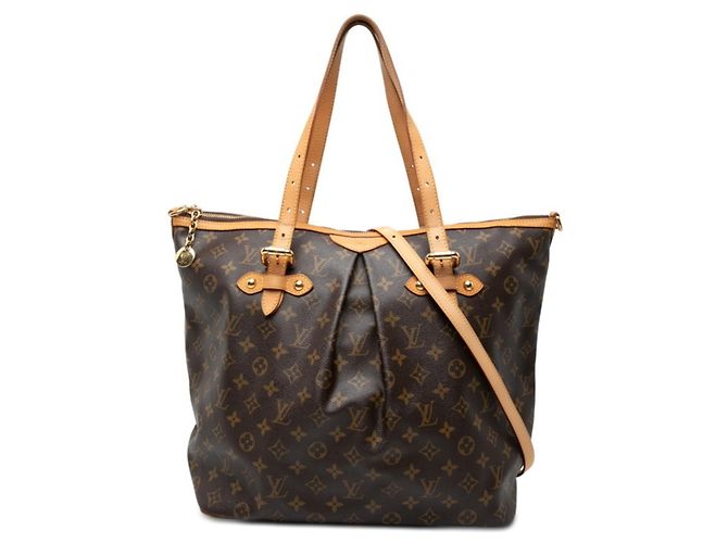 Sac à main Louis Vuitton Monogram Palermo GM Marron
