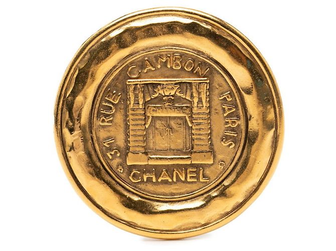 Cambon Spilla Coco Mark di Chanel D'oro