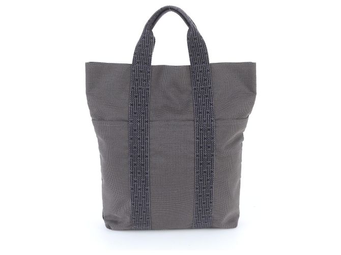 Hermès Hermes Herline Cabas Tote Bag Brown Black