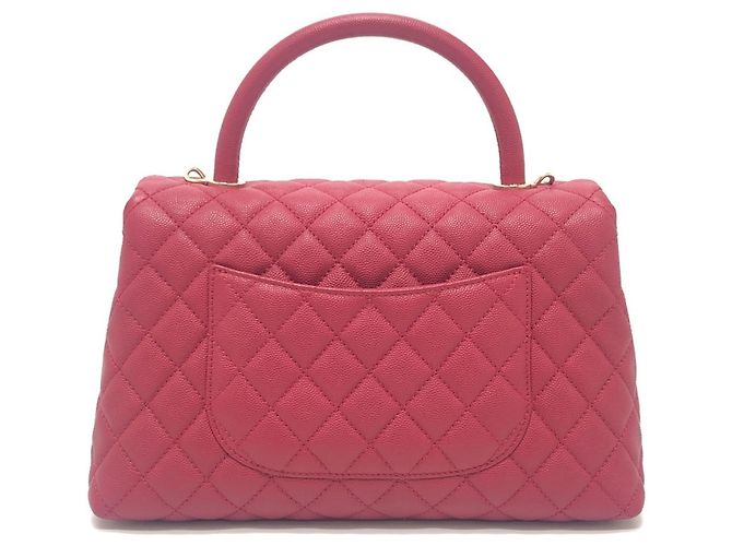 Chanel Matelassé Coco Handle 29 2-Wege-Handtasche Rot