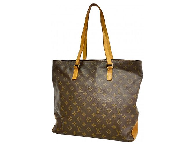 Borsa Tote Cabas Mezzo Monogramma Louis Vuitton Marrone