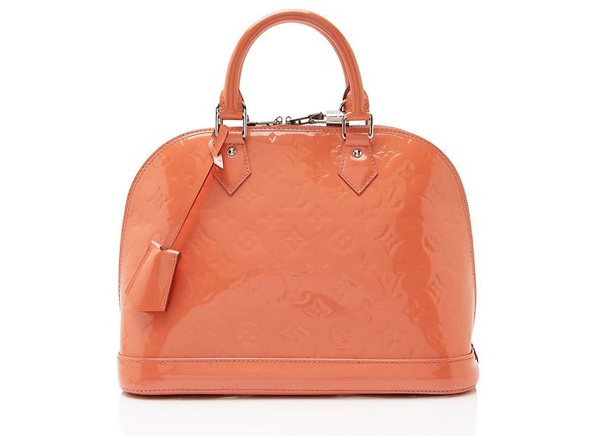 Bolsa Alma PM em Monogram Vernis da Louis Vuitton Rosa